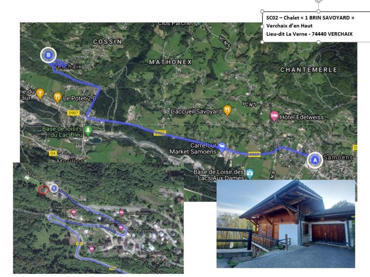 Chalet Savoyard Avec Jardin, Poele A Bois Et Wifi - Fr-1-624-11 Verchaix Exteriör bild