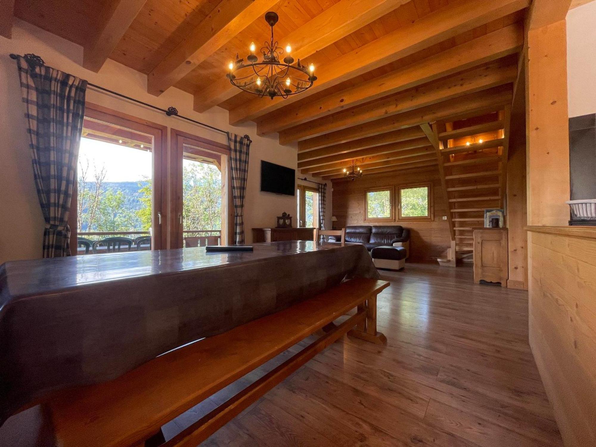 Chalet Savoyard Avec Jardin, Poele A Bois Et Wifi - Fr-1-624-11 Verchaix Exteriör bild