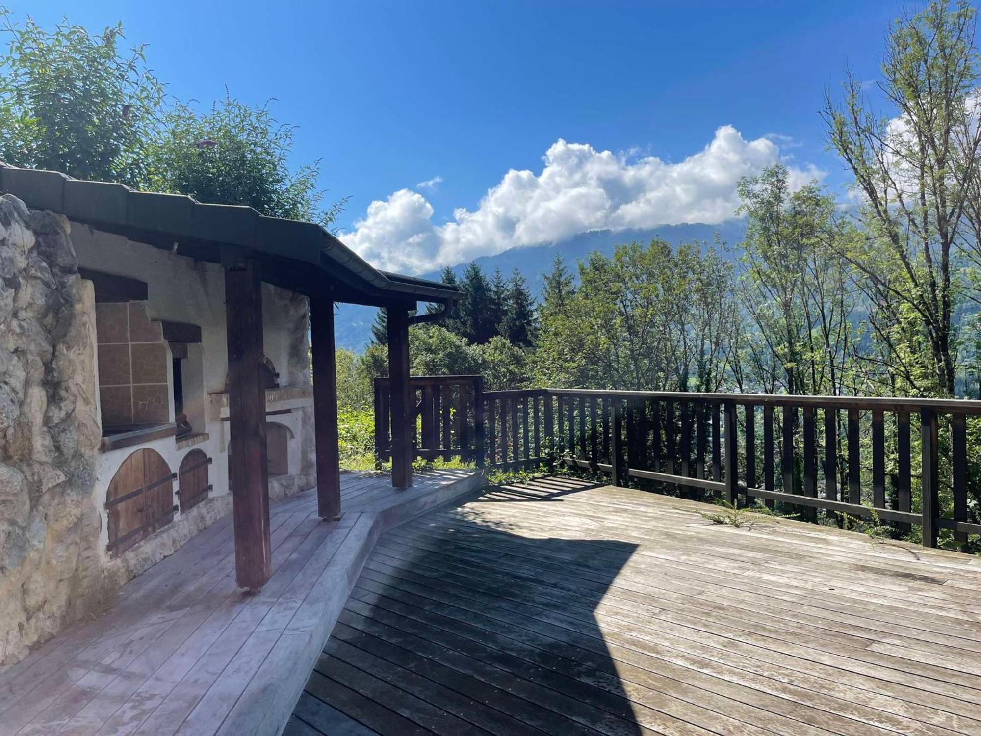 Chalet Savoyard Avec Jardin, Poele A Bois Et Wifi - Fr-1-624-11 Verchaix Exteriör bild